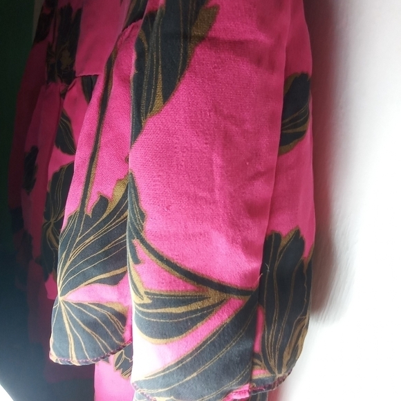 A.L.C Pink Floral Tiered Skirt - Picture 4 of 6